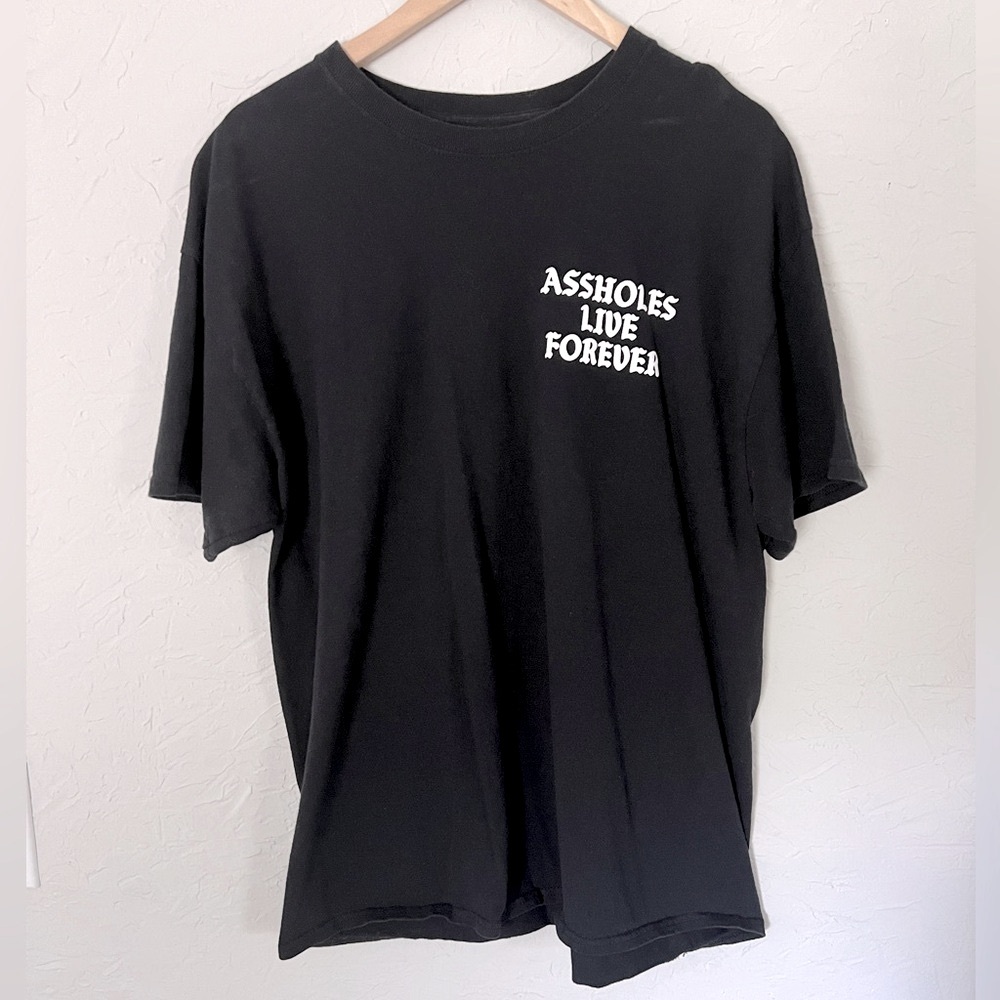 Linda Finegold A**holes Live Forever Tee, XL